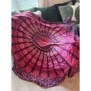 Bohemian Boho Mandala tapestry or sofa cover